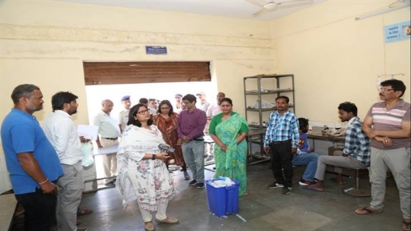 कलेक्टर ने किया स्थल निरीक्षण