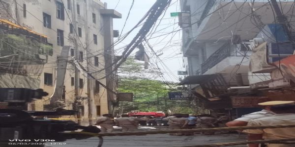 मालवीय नगर घटनास्थल का दृष्य