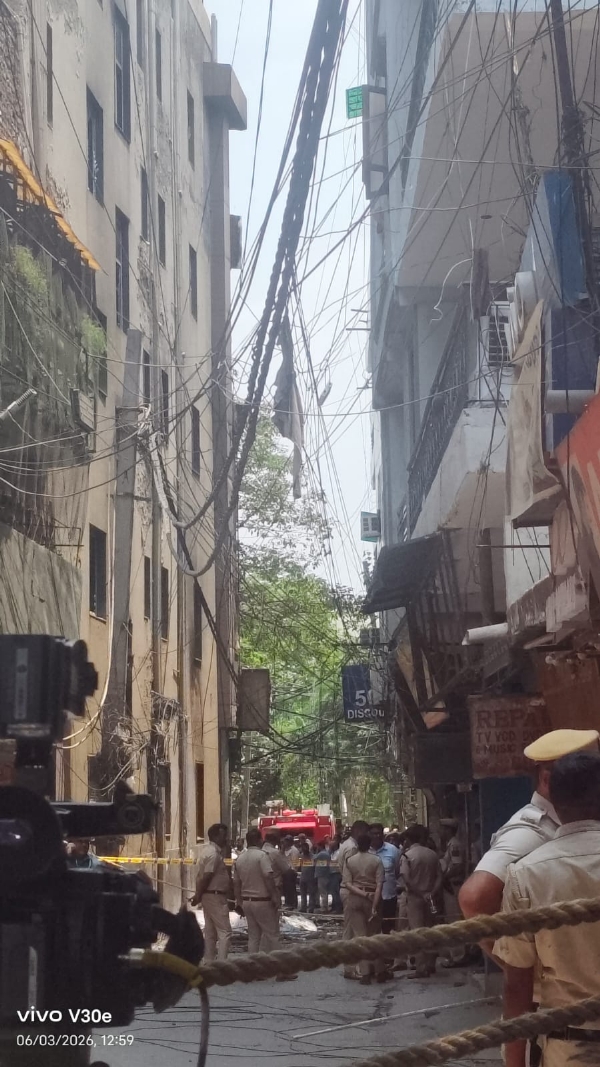 मालवीय नगर घटनास्थल का दृष्य