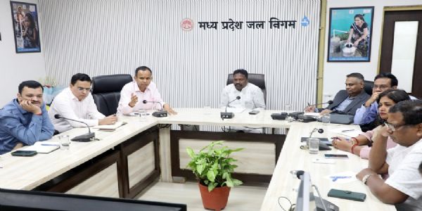 उड़ीसा के पेयजल मंत्री रबी नारायण नायक ने मप्र जल निगम की कार्यप्रणाली का किया अध्ययन
