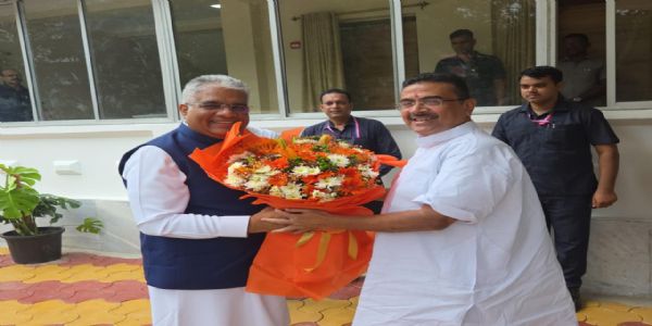 शुभेंदु अधिकारी और भूपेंद्र यादव