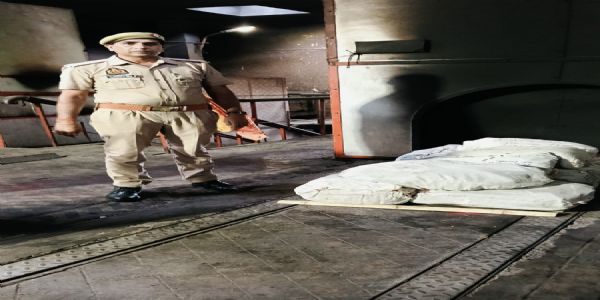 जीआरपी कानपुर सेंट्रल ने 50 लाख से अधिक के मादक पदार्थ का कराया विनष्टीकरण