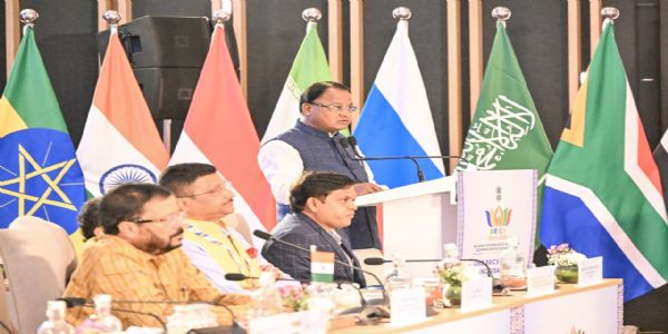 मुख्यमंत्री मोहन माझी ने ब्रिक्स डीआरआरजी सत्र का उद्घाटन किया