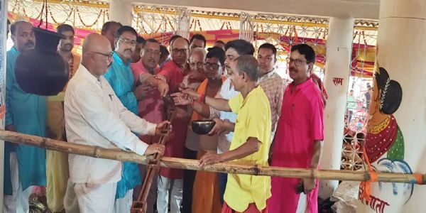 पूर्णाहुति के साथ संपन्न हुआ महाविष्णु यज्ञ