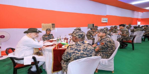 Union Home Minister Amit Shah in BSF Program on Friday in Tripura.