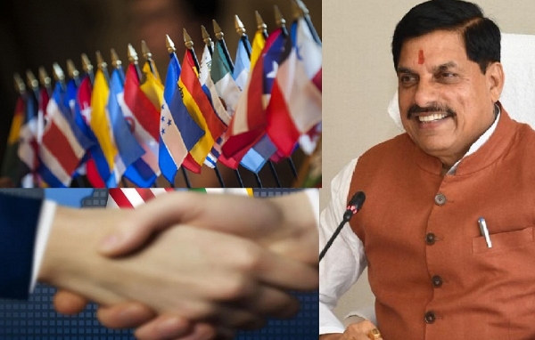 भारत-लैटिन अमेरिका एवं कैरिबियन व्यापार एवं निवेश फोरम के झंडों के साथ मुख्यमंत्री मोहन यादव (प्रतीकात्मक) भारत-लैटिन अमेरिका एवं कैरिबियन व्यापार एवं निवेश फोरम के झंडों के साथ मुख्यमंत्री मोहन यादव (प्रतीकात्मक)