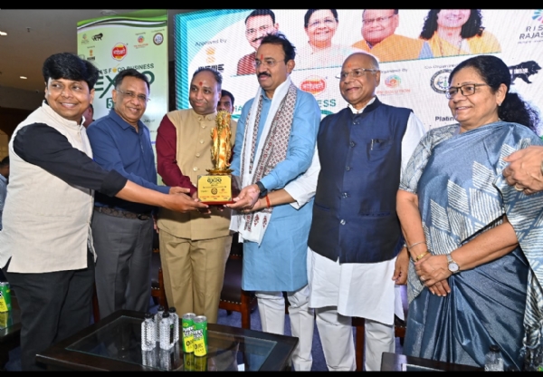 इंडिया फूड बिजनेस एक्सपो-का भव्य आगाज:उपमुख्यमंत्री डॉ. प्रेमचंद बैरवा ने किया उद्घाटन