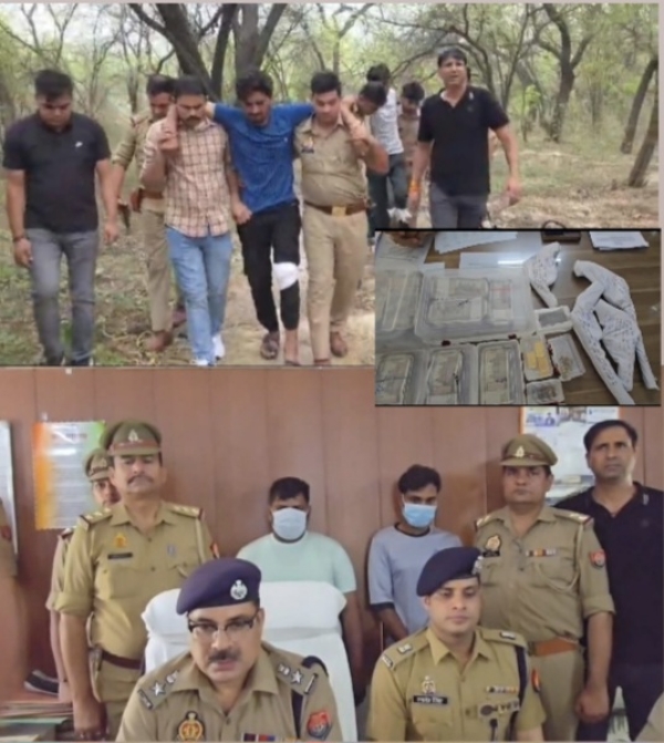 पुलिस मुठभेड़ में चार शातिर बदमाश गिरफ्तार पुलिस मुठभेड़ में चार शातिर बदमाश गिरफ्तार