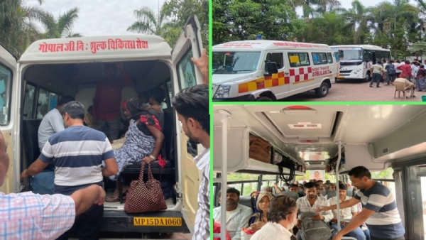 हर रविवार की तरह इस बार भी गढ़ाकोटा से रवाना हुईं एंबुलेंस और बसें; बंडा और दमोह के मरीज भी शामिल हर रविवार की तरह इस बार भी गढ़ाकोटा से रवाना हुईं एंबुलेंस और बसें; बंडा और दमोह के मरीज भी शामिल