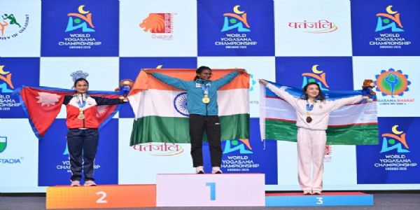 विश्व योगासन चैंपियनशिप में भारत का दबदबा बरकरार विश्व योगासन चैंपियनशिप में भारत का दबदबा बरकरार
