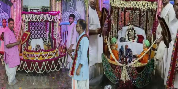 श्री द्वारकाधीश महाराज ने की नौका बिहार, मनोरम झांकी के श्रद्धालुओं ने किए दर्शन