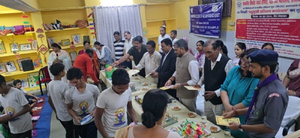 बाल सुधार गृह में मनाया गया सेवा संकल्प कार्यक्रम का छाया चित्र