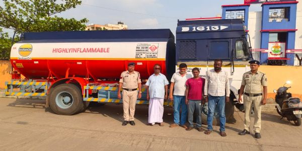 अवैध डीजल-पेट्रोल के काले कारोबार पर बड़ी कार्रवाई, चार आरोपित गिरफ्तार