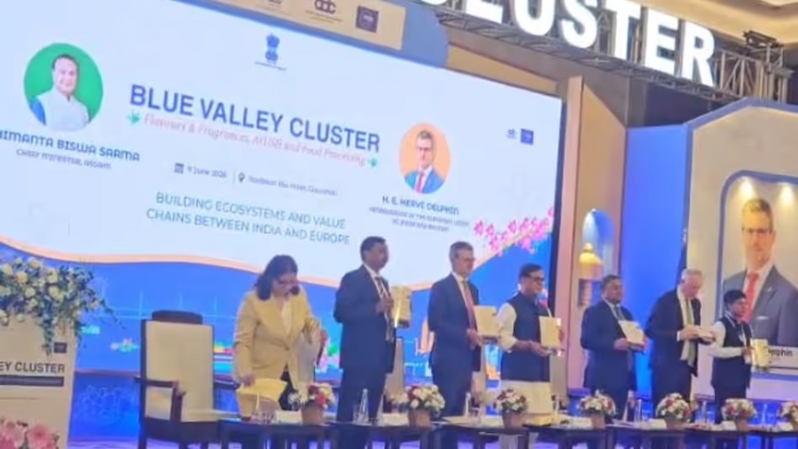 असम-यूरोपीय संघ के बीच शुरू ब्लू वैली क्लस्टर से संबंधित तस्वीर। असम-यूरोपीय संघ के बीच शुरू ब्लू वैली क्लस्टर से संबंधित तस्वीर।