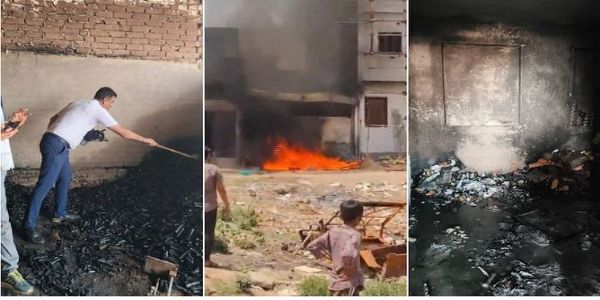 पटाखा गोदाम में भीषण आग में चार की मौत पटाखा गोदाम में भीषण आग में चार की मौत