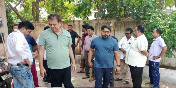 कोरबा प्रेस क्लब के विकास को मिलेगी नई रफ्तार: आयुक्त आशुतोष पाण्डेय ने किया निरीक्षण