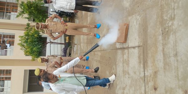 मेडिकल कॉलेज में अग्नि सुरक्षा प्रशिक्षण, डॉक्टरों और स्टाफ को बताए गए बचाव के उपाय