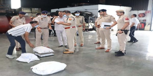 गुरुग्राम पुलिस ने 267 किलो मादक पदार्थ किये नष्ट