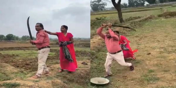 सूरजपुर : जमीन विवाद में तलवार लहराने का वीडियो वायरल, आरोपित पर केस दर्ज