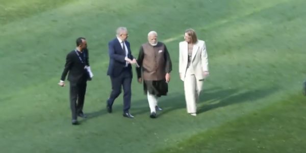 मेलबर्न क्रिकेट ग्राउंड में मोदी-अल्बनीज ने जारी किया भारत-ऑस्ट्रेलिया खेल सहयोग का रोडमैप