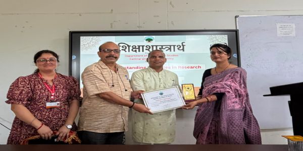 सेंट्रल यूनिवर्सिटी जम्मू में शोध पद्धति पर विशेषज्ञ व्याख्यान आयोजित