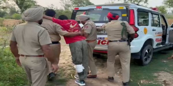 जंडियाला गुरु फायरिंग मामले का आरोपित पुलिस मुठभेड़ के बाद गिरफ्तार, पैर में लगी गोली