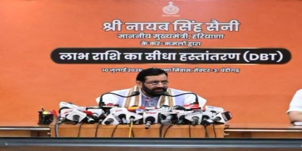 आआपा और कांग्रेस ने सिर्फ वादे किए, हमने काम किया : सीएम नायब सैनी