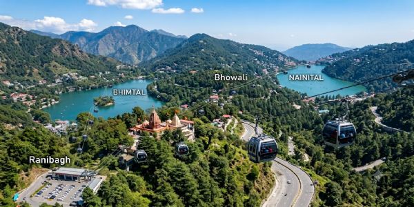 नैनीताल रोपवे परियोजना का अब भीमताल, भवाली व कैंचीधाम तक होगा विस्तार