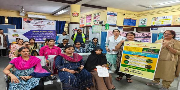 विश्व जनसंख्या दिवस पर एमसीडी स्वास्थ्य विभाग ने चलाया जनजागरूकता अभियान