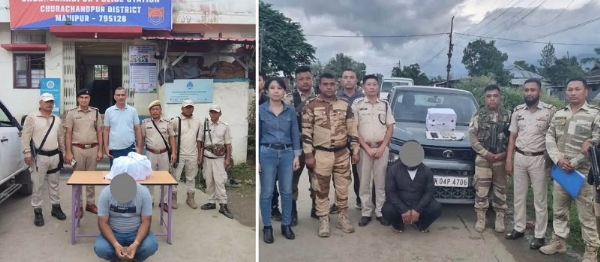 The Images Related to the Manipur Operations.
