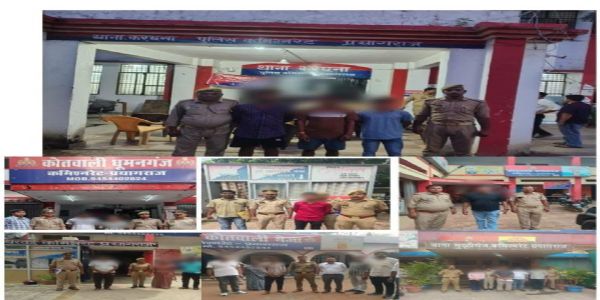 प्रयागराज : 110 करोड़ रुपये के साइबर फ्रॉड का खुलासा, 114 आरोपित गिरफ्तार