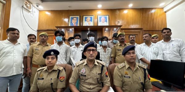 लखनऊ में पकड़े गए नौ अपराधी, यूएसडीटी के जरिए चीनी साइबर ठगों को पहुंचाते ठगी की रकम