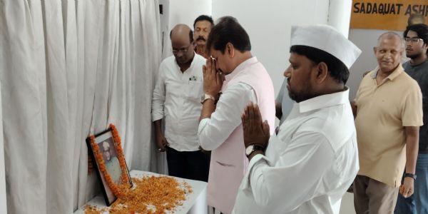 प्रदेश कांग्रेस मुख्यालय में मनाई गई पूर्व मुख्यमंत्री सत्येंद्र नारायण सिन्हा की 110वीं जयंती