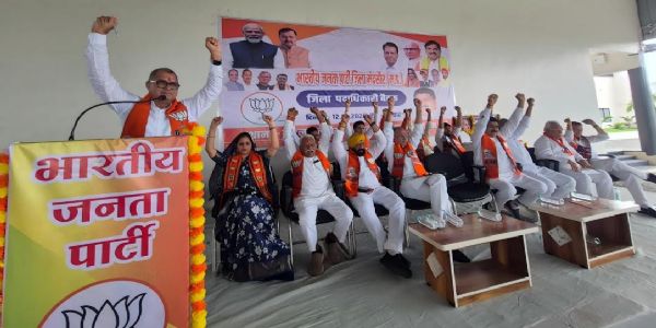 मंदसौरः भाजपा की मासिक कामकाजी बैठक संपन्न