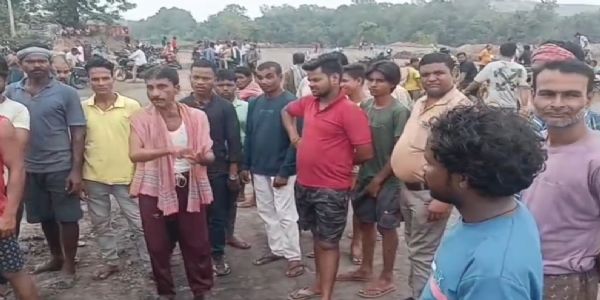 हाईवा की चपेट में आने से बुजुर्ग की मौत