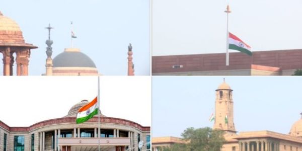 कतर के पूर्व अमीर शेख हमद बिन खलीफा के निधन पर भारत में एक दिवसीय राष्ट्रीय शोक, राष्ट्रपति भवन और संसद भवन सहित सरकारी इमारतों पर झुका तिरंगा। कतर के पूर्व अमीर शेख हमद बिन खलीफा के निधन पर भारत में एक दिवसीय राष्ट्रीय शोक, राष्ट्रपति भवन और संसद भवन सहित सरकारी इमारतों पर झुका तिरंगा।