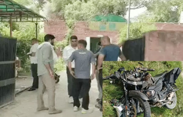 सोनीपत: शव लेने के लिए आए परिवार के सदस्य इनसेट में वह बाइक जिस पर दीपक सुनील सवार थे सोनीपत: शव लेने के लिए आए परिवार के सदस्य इनसेट में वह बाइक जिस पर दीपक सुनील सवार थे