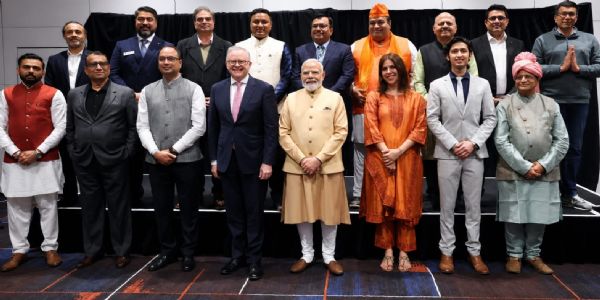 हाउडी मोदी के बाद मेलबर्न मीट्स मोदी में छाया करनाल का लाल, प्रधानमंत्री मोदी ने दिया आशीर्वाद