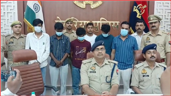 फोटो : अपर पुलिस अधीक्षक और अभियुक्त फोटो : अपर पुलिस अधीक्षक और अभियुक्त