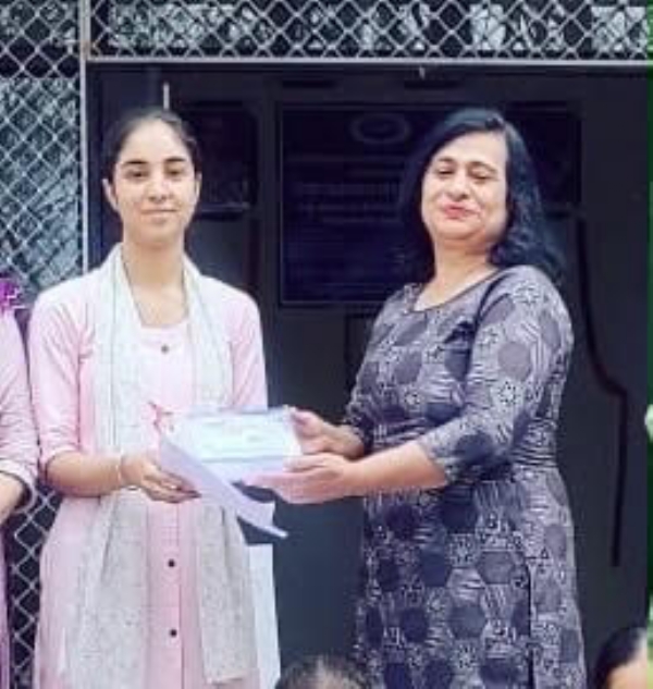 Mahanpur College student Preeti Sumbria creates history; secures 10th position at Jammu University. Mahanpur College student Preeti Sumbria creates history; secures 10th position at Jammu University.