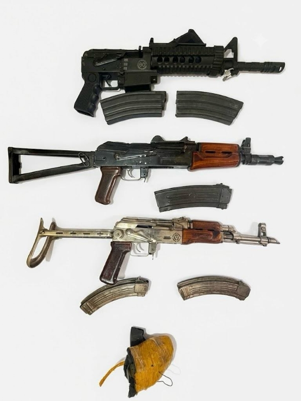 Amritsar Rural Police recoverd grenade and three sophisticated rifles Amritsar Rural Police recoverd grenade and three sophisticated rifles