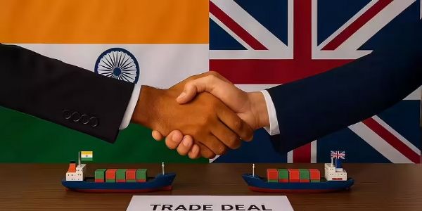 भारत और ब्रिटेन के लोगो का प्रतीकात्मक चित्र भारत और ब्रिटेन के लोगो का प्रतीकात्मक चित्र