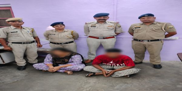 इंदौरा के छन्नी में 11 ग्राम चिट्टे के साथ सास और दामाद गिरफ्तार