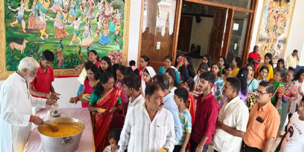 श्री राधा कृष्ण प्रणामी मंदिर में श्रद्धा और उल्लास के साथ मनाई गई भगवान श्री जगन्नाथ रथ यात्रा