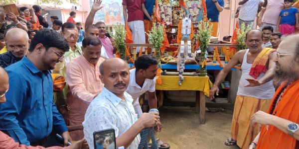 देवघर में श्रद्धा व उल्लास के साथ निकली भगवान जगन्नाथ की रथयात्रा