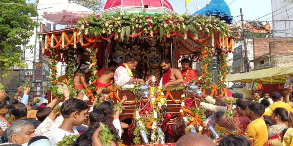 वाराणसी में तीन दिवसीय लक्खा रथयात्रा मेले की शुरूआत, भगवान जगन्नाथ की अलौकिक छवि देख श्रद्धालु निहाल