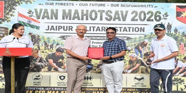 वन महोत्सव: जयपुर मिलिट्री स्टेशन में हरित अभियान