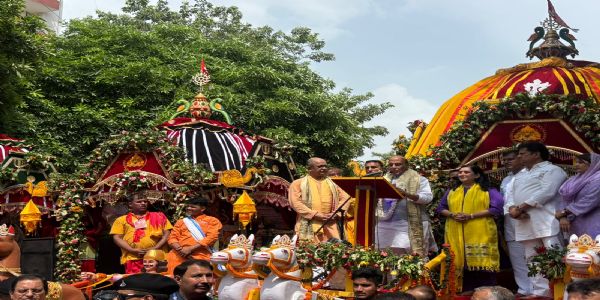 जगन्नाथ रथयात्रा सनातन सांस्कृतिक परंपरा, सामाजिक समरसता का प्रतीकः राजनाथ