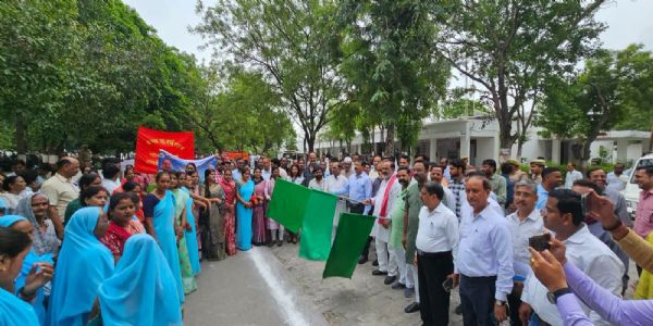 भूजल सप्ताह पर निकली जनजागरूकता रैली, जल संरक्षण का लिया संकल्प