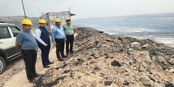 सीएजी निदेशक आदर्श अग्रवाल ने किया एसईसीएल के गेवरा मेगा प्रोजेक्ट का निरीक्षण